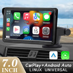 7" universal multimedieskærm - Apple carplay og Android auto