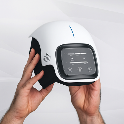 KneeTherm Pro+ – Avanceret knæmassager med varme og lysterapi