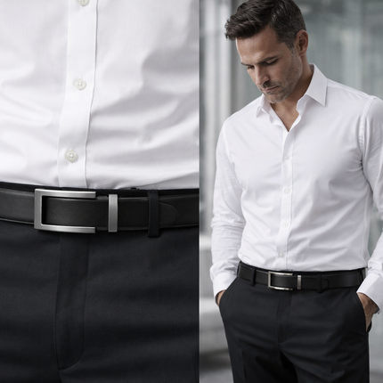 Oscar - klikspænde læderbælte