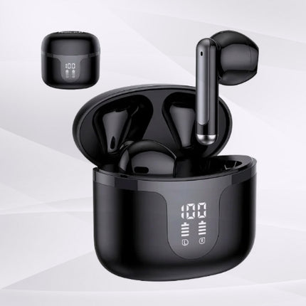 AirSound Pro – Trådløse Bluetooth 5.3 høretelefoner med opladningsetui og kraftfuld bass